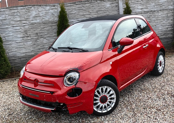 Fiat 500 cena 32900 przebieg: 29900, rok produkcji 2022 z Kłodzko małe 301